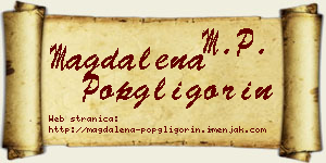 Magdalena Popgligorin vizit kartica